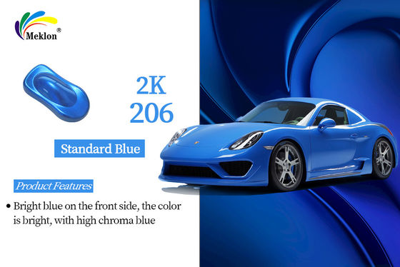 2K Stand Mavi Boya Yüksek Performanslı Otomotiv Boya püskürtme 2K Boya