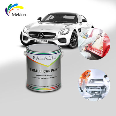Akrilik araba boyası kolay kumlama PU Polyurethane araba püskürtme boyası Otomatik tamir için