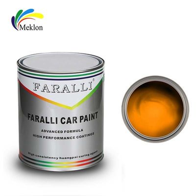 Anti-UV Yarım Parlak Poliester 1K Şeffaf Sarı Kaplama Metal Otomatik Boya