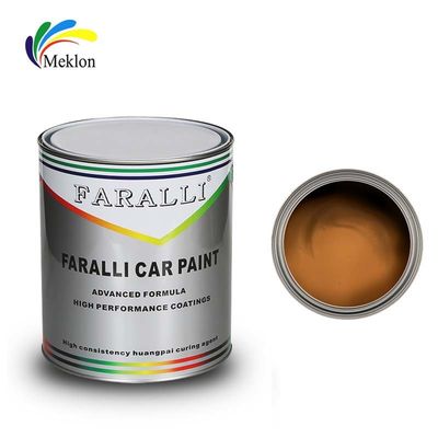 Otomatik Kaplama 1K Şeffaf demir Sarı Akrilik Refinish Parlak Araba Boyası