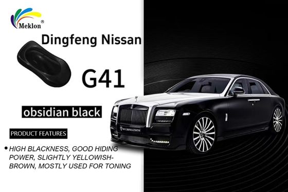 Dongfeng Nissan G41 Obsidian Siyah Araç Boyası Altın Metal Parlak Akrilik