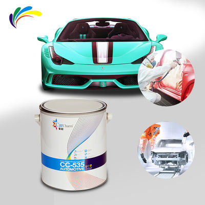 1K 2K Yüksek Katı Sistemi Düşük Koku Konsantrasyonu Otomotiv Temel Kapak Otomotiv Boyası Spreyi