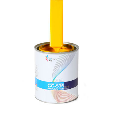IS09001 Otomotiv Alt Kaplama Boya orta sarı Touch Up Pas Oleum Güçlü yapışkanlık