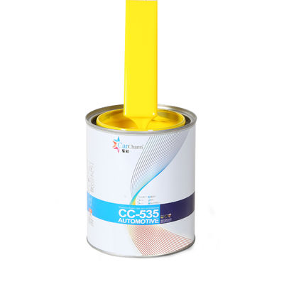 Düşük Koku Konsantrasyonu Otomatik Temel Yumurta Koruyucu Limon Sarı Araba Boyası
