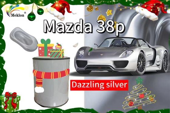 38P Parlak Gümüş Mazda Otomobil Kaplamaları için Göz kamaştırıcı etkisi olan Araç Boyaları