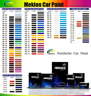 Yüksek Parlaklıklı ve Derin Kırmızı Finish Fuchsia İnci Araç Boyası Refinish
