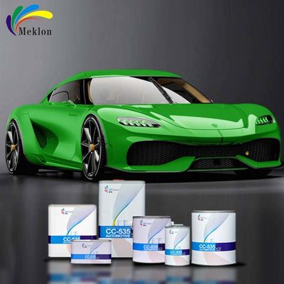 Yeşil araba boyası üst tabakası gelişmiş tesislerle güçlü yapışkanlık Otomatik boya