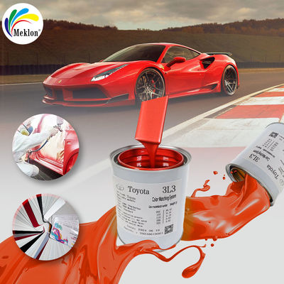 Meklon Toyota 3L3 Derin Kırmızı İnci Hazır Karışık Araba Boyası ile Otomobil Boyası