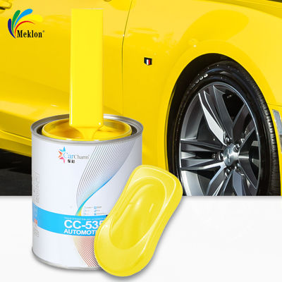 Otomobil Onarım Boya Düşük VOC İnci Kristal Sarı Araba Boyası UV Dirençli Tedarikçi