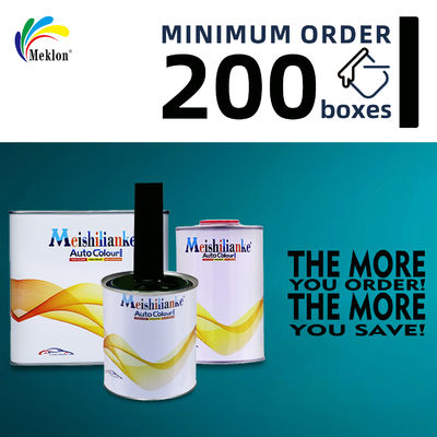 1K Siyah Otomobil Boyası Renkleri Spektrophotometer Karıştırma Renkleme Makinesi 1K Topcoat Otomobil Düzeltme Araba Vücut Boyası