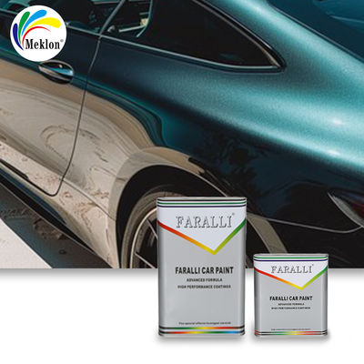 Yüksek Parlaklık Liquid White Pearl Refinish Metallik Mor Araba Boyası Araba Boyası 2K Katı Renk Kaplama Basecoat Araba Boyası