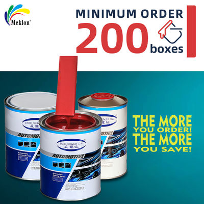1K Red Car Refinish Paint Bağımsız Ar-Ge ve Üretim Ekipleri Masterbatch Çizelgeleri ve Renk Kartları ile