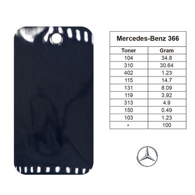 Mercedes-Benz DB366 için Fabrika Hassasiyetinde Renk Eşleşmesi ve Çevre Dostu Su Bazlı Formüle Sahip Premium 1K Mavi İnci Akrilik Araba Boyası​