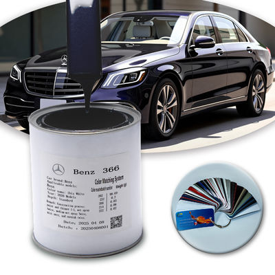Mercedes-Benz DB366 için Fabrika Hassasiyetinde Renk Eşleşmesi ve Çevre Dostu Su Bazlı Formüle Sahip Premium 1K Mavi İnci Akrilik Araba Boyası​