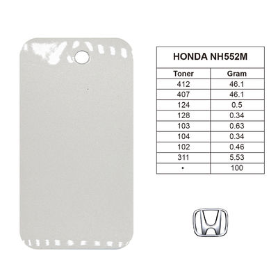 Fabrika doğrudan toptan Honda NH552M 1K açık gri gümüş akrilik araba boyası