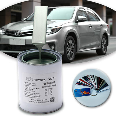 Toyota 057 1k Beyaz İnci Akrilik Araç Boya Fabrikası Hızlı Kuruyan Ekolojik Dostu Suya Bağlı Formülle Doğrudan Tedarik