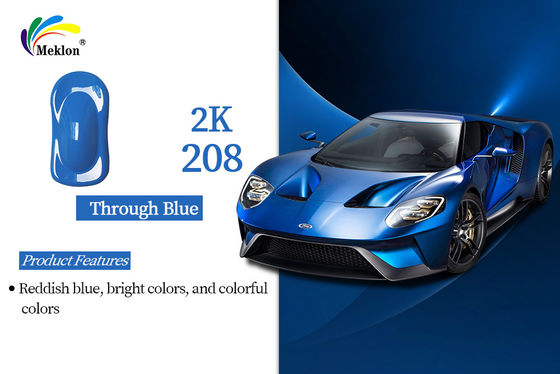 Sabit 2K araba boyası Üst katı zararsız Alkali Dirençli Anti UV