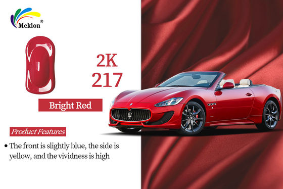 Kokusuz Parlak Kırmızı Otomatik Boya Çok Kullanımlı Alkali Direnci