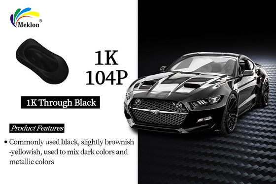 1K Black Hight Gloss Akrilik Otomatik Boya: Uygun Karıştırma ile Gelişmiş tutarlılık