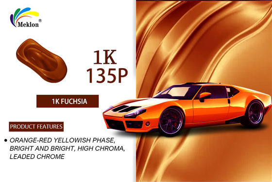 Turuncu Kırmızı Akrilik Açık Ceket Otomobil Boyası Su geçirmez Zehirli olmayan