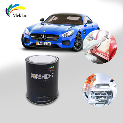 Zehirli olmayan Metallik Gümüş Araba Boyası Su geçirmez Sabit Parlak Mavi Renk