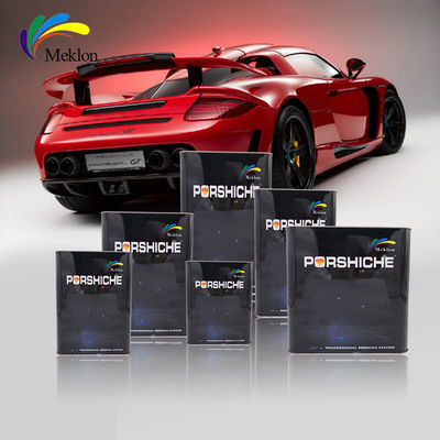 Zehirli olmayan Isı Dayanıklı Parlak Kırmızı Araba Boyası Solmaya Dirençli Üst Kovası Otomotiv Araba Boyası