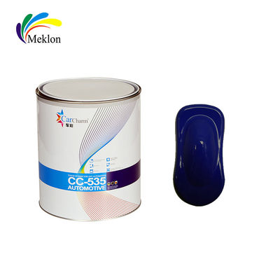 1K Otomobil gövdesini tamamla Araç boyası İyi kaplama gücü Şeffaf Mavi