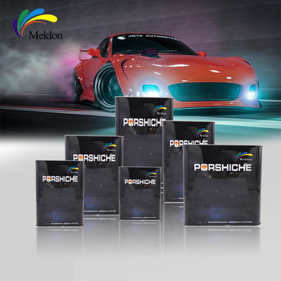 Yüksek Kaliteli Turuncu-Kırmızı İnci Yeniden Düzeltme Otomatik Boya ile Araba Görünümü