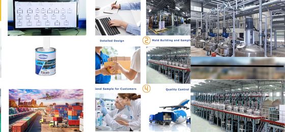 Gelişmiş Formül Müdahale Otomotiv Dönüştürme Profesyonel Sınıfı için Kırmızı İnci Araç Boya