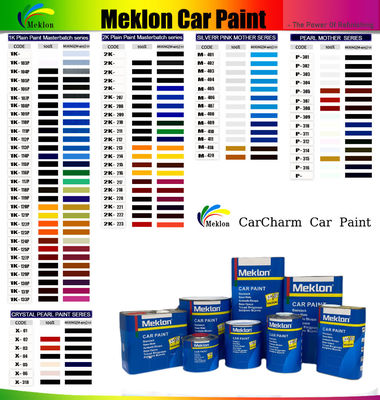 1K Zümrüt Sarı İyi yapışkanlık Güçlü Kaplama Gücü Yüksek Kroma Araç Boyası Altkatı