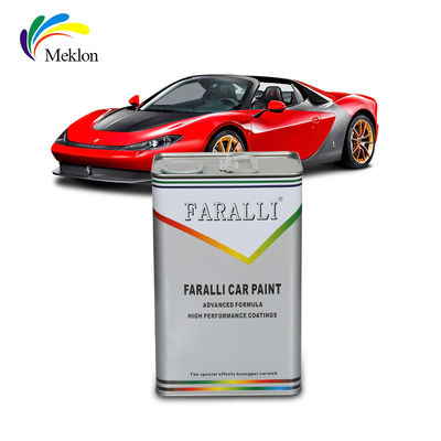 ISO/MSDS/SGS Onaylı Turuncu Kırmızı Araç Boyası Mükemmel Kapsama ve Koruma için