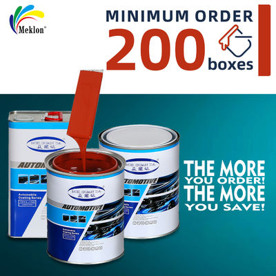 217 Kırmızı Kaplama Otomatik Refinish 1K Gümüş Metallik Polyurethane Otomobil Boyası