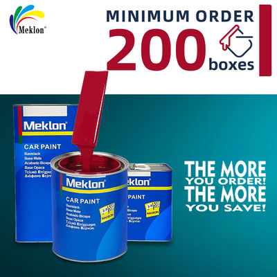 Yüksek Katı Yüksek Parlaklık Akrilik 1K Kırmızı Araba Refinish Boya Otomotiv Açık Laç Kaplama Arabalar için Açık Kaplama