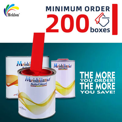 Otomobil Boyası Otomobil Refinish1k Kırmızı Baskatı Yüksek Parlaklık Aynalı Etki Otomobil Refinish Boyası