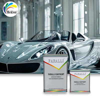 Yüksek Parlaklık Liquid White Pearl Refinish Metallik Mor Araba Boyası Araba Boyası 2K Katı Renk Kaplama Basecoat Araba Boyası