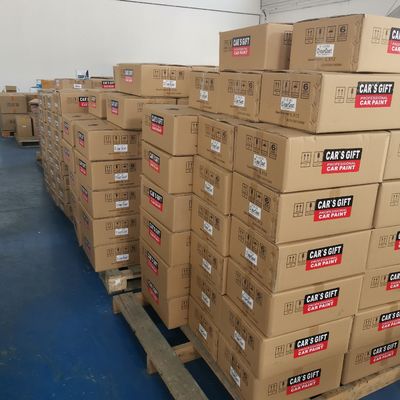 1K Zümrüt Sarı İyi yapışkanlık Güçlü Kaplama Gücü Yüksek Kroma Araç Boyası Altkatı