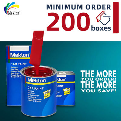 İyi Düzleştirme 2K Turuncu Kırmızı Metal Otomobil Boyası Akrilik Sıvı Kaplama Spreyi