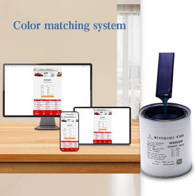 Yüksek Parlaklıklı ve Derin Kırmızı Finish Fuchsia İnci Araç Boyası Refinish