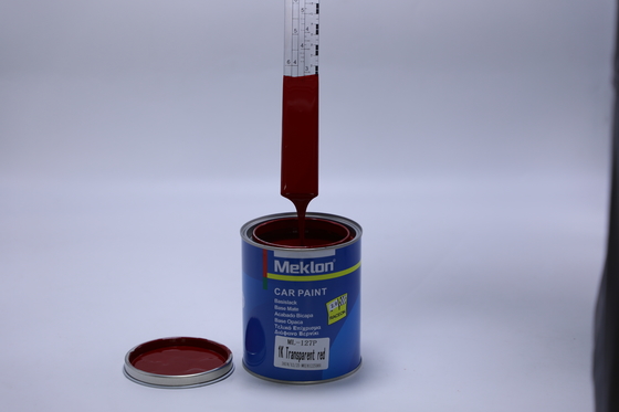 Ultra dayanıklı şeffaf kırmızı araba boyası ve çizilmeye dayanıklı, UV koruması ve otomobil finişi ve özelleştirme için maliyetli