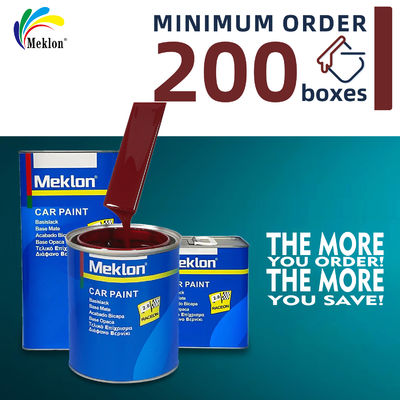 Yüksek parlaklıkta, uzun ömürlü, hızlı kuruyan şarap kırmızısı araba tamir boyası