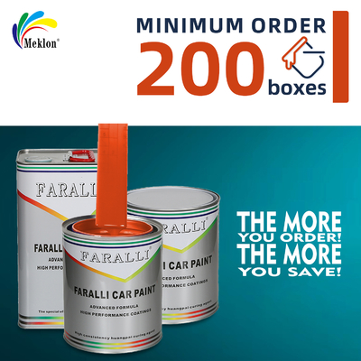 1K2K Etkili ve Hızlı Kurutma Turuncu Araç Spray Boyası