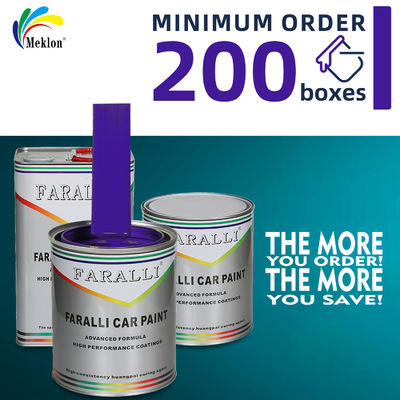 Yüksek Performanslı ve Düşük VOC Emisyonları Olan Mavi Mor Metal Araç püskürtme Boya