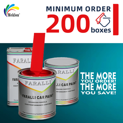 Fabrika tarafından sağlanan yüksek parlaklıklı dayanıklı ve aşınmaya dayanıklı parlak kırmızı araba spreyi boyası