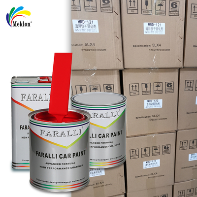 Fabrika tarafından sağlanan yüksek parlaklıklı dayanıklı ve aşınmaya dayanıklı parlak kırmızı araba spreyi boyası