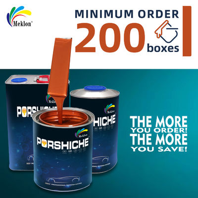 Yüksek Parlaklıkta Dayanıklı ve Aşınmaya Dayanıklı Metalik Turuncu Araba Tamir Boyası