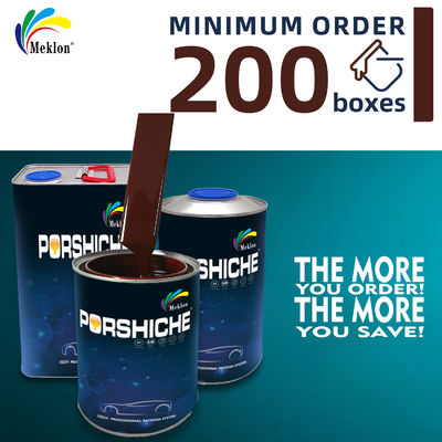 1K2K UV Dirençli Hava Durumuna Dirençli Ve Giyim Dirençli Yüksek Parlaklıklı Siyah Kırmızı Araç Tamir Boya