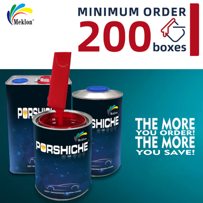 Meklon Hızlı Kuruyan Kırmızı Otomotiv Boyası - Yüksek Parlaklıkta UV Dirençli