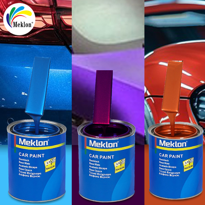 Otomobil Beden Araç Boyası 1K Basecoat Mavi İnci Renkler Kristal Kaplama Otomobil Sprey Otomobil Base Araç Boyası