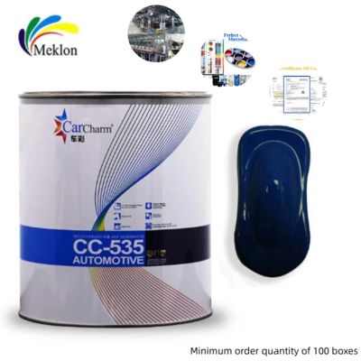 UV Direnci Fırlatma Araç Refinishing Boya 1K Mavi Araç Kaplama Tamir için