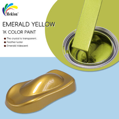 Meklon Emerald Yellow Yenileme Akrilik Sıvı Kaplama Otomobil Boyası Sprey Uygulama ve Oto Tamiri İçin